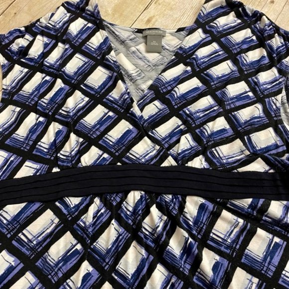 Ann Taylor Purple Print Shirt Size XL - Picture 5 of 7